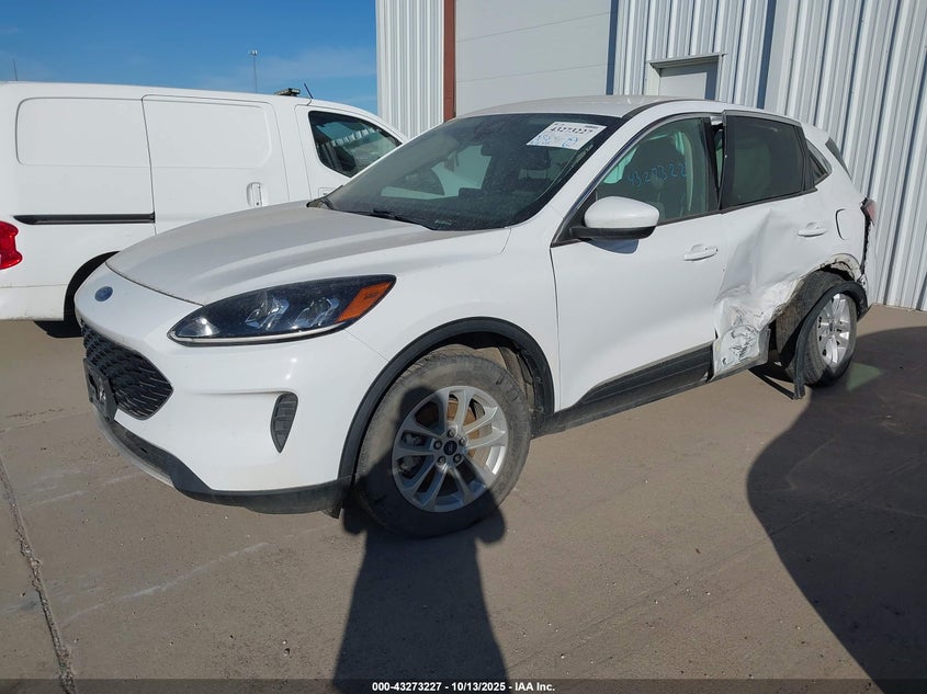 2020 Ford Escape Se white other gasoline 1FMCU9G6XLUC47373 photo #3