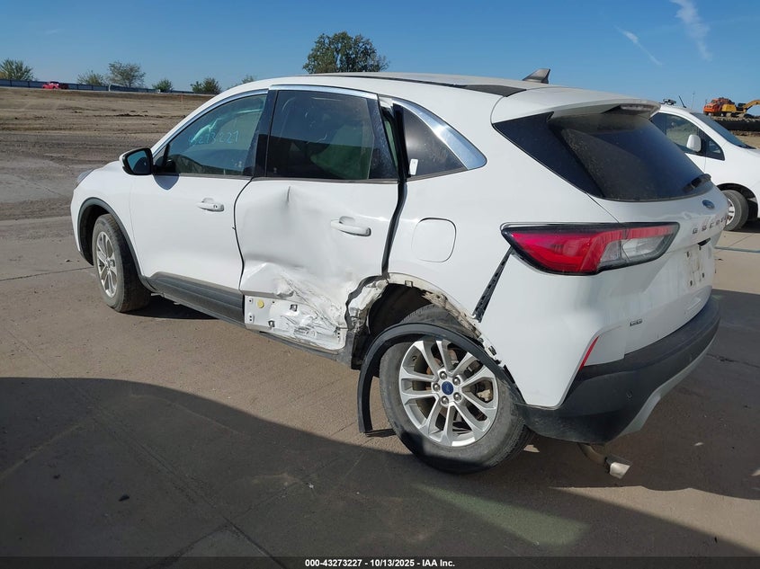 2020 Ford Escape Se white other gasoline 1FMCU9G6XLUC47373 photo #4