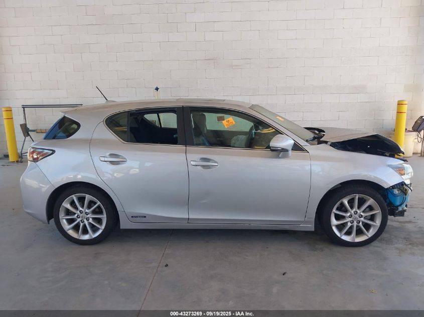 2012 Lexus Ct 200H Premium VIN: JTHKD5BH7C2079459 Lot: 43273269