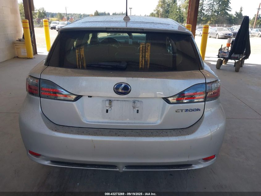 2012 Lexus Ct 200H Premium VIN: JTHKD5BH7C2079459 Lot: 43273269