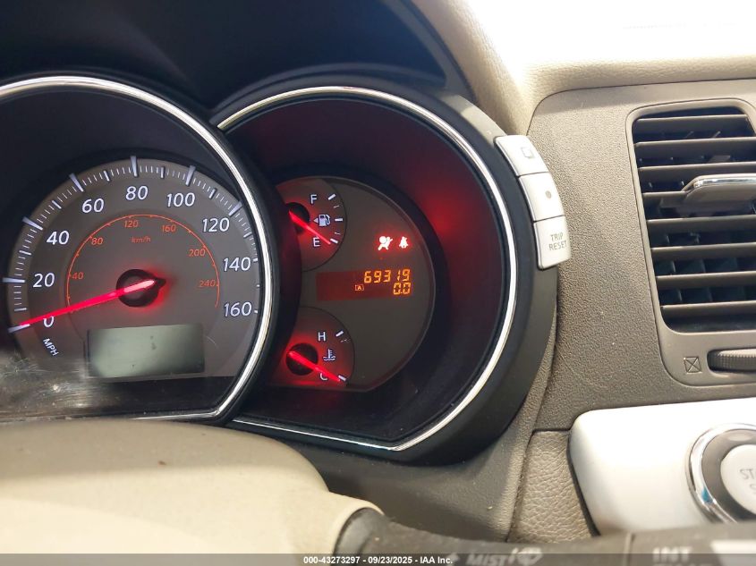 2009 Nissan Murano Sl VIN: JN8AZ18W99W123562 Lot: 43273297