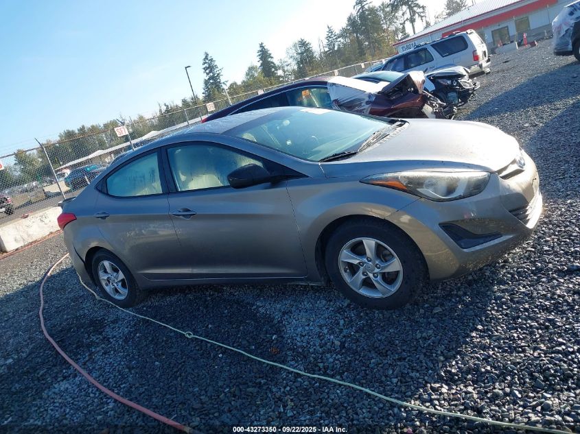 2014 Hyundai Elantra Se VIN: 5NPDH4AE3EH460274 Lot: 43273350