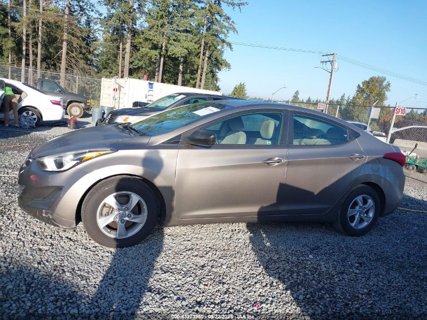 2014 Hyundai Elantra Se VIN: 5NPDH4AE3EH460274 Lot: 43273350