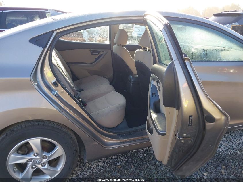 2014 Hyundai Elantra Se VIN: 5NPDH4AE3EH460274 Lot: 43273350