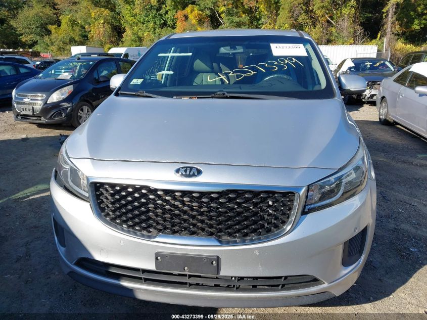 2017 Kia Sedona Lx VIN: KNDMB5C14H6254221 Lot: 43273399