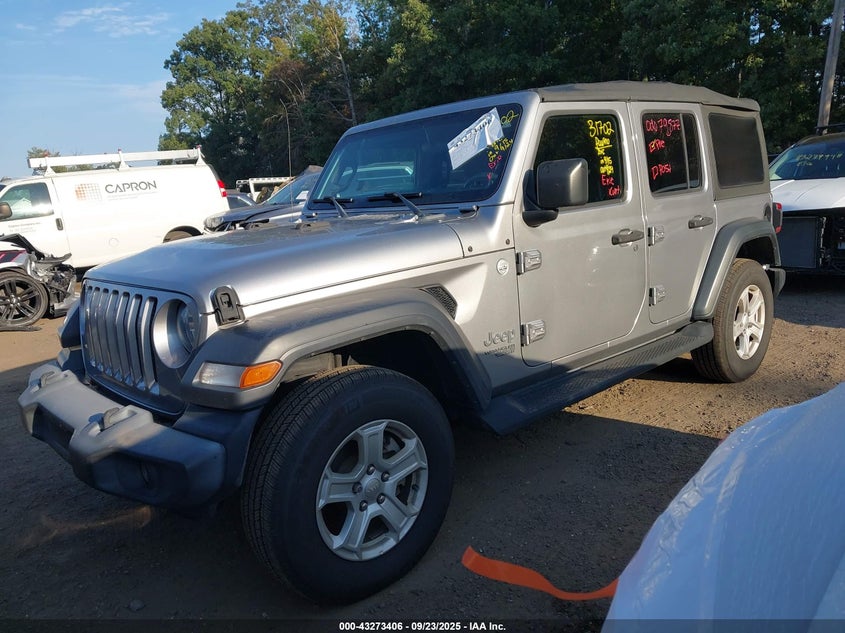 2019 JEEP WRANGLER UNLIMITED SPORT S 4X4 - 1C4HJXDG9KW556887