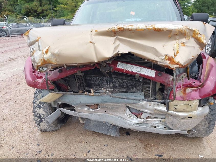 1996 Dodge Ram 1500 VIN: 1B7HF16Y5TS680510 Lot: 43273427