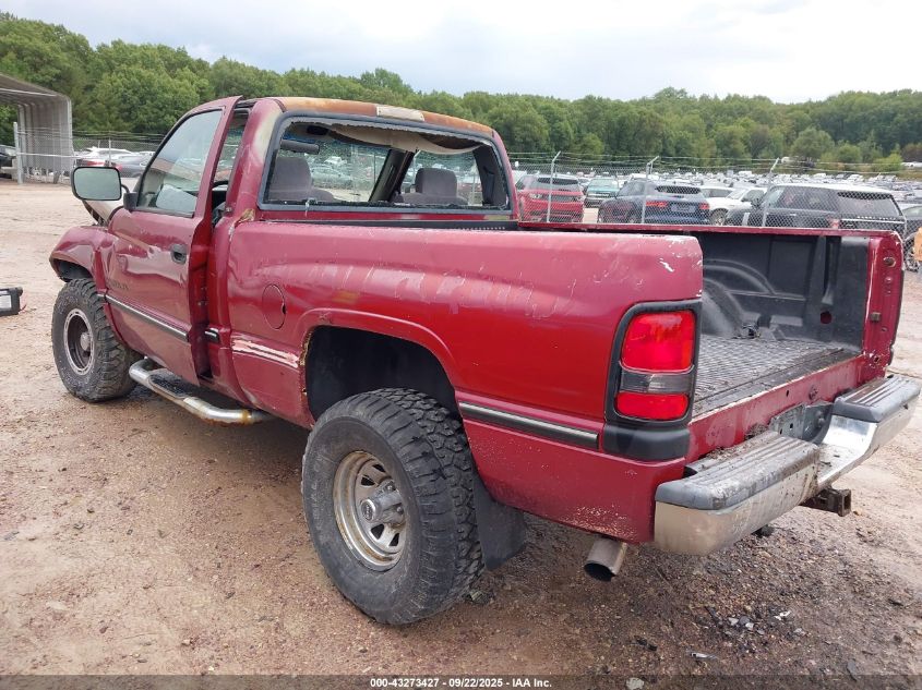 1996 Dodge Ram 1500 VIN: 1B7HF16Y5TS680510 Lot: 43273427