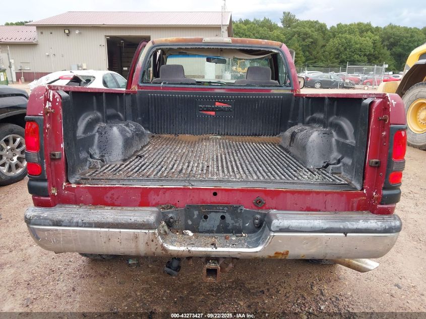 1996 Dodge Ram 1500 VIN: 1B7HF16Y5TS680510 Lot: 43273427