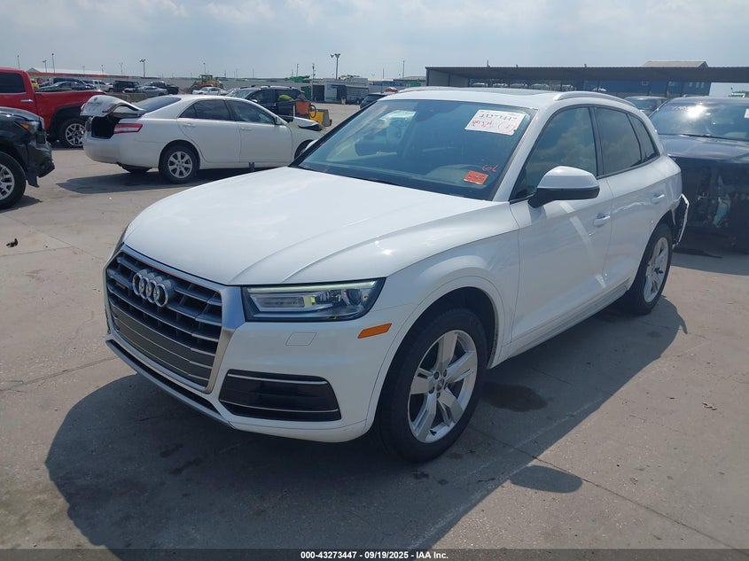 Vin: wa1anafy7j2242938, lot: 43768031, audi q5 2.0t premium/2.0t tech premium 20182