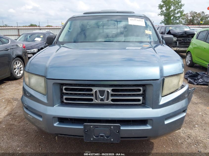 2007 Honda Ridgeline Rtl VIN: 2HJYK16537H537775 Lot: 43273453