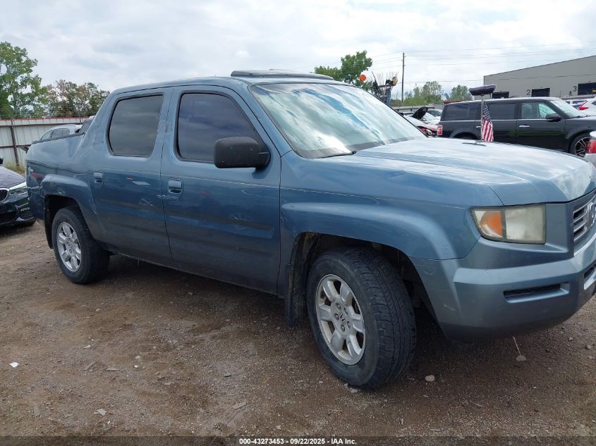 2007 Honda Ridgeline Rtl VIN: 2HJYK16537H537775 Lot: 43273453