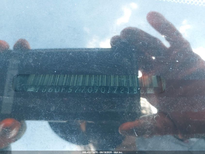 2009 Cadillac Cts Standard VIN: 1G6DF577090172156 Lot: 43273470