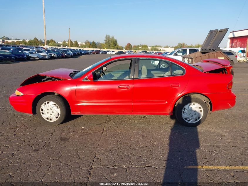2000 Oldsmobile Alero Gl2 VIN: 1G3NL52T9YC369810 Lot: 43273511