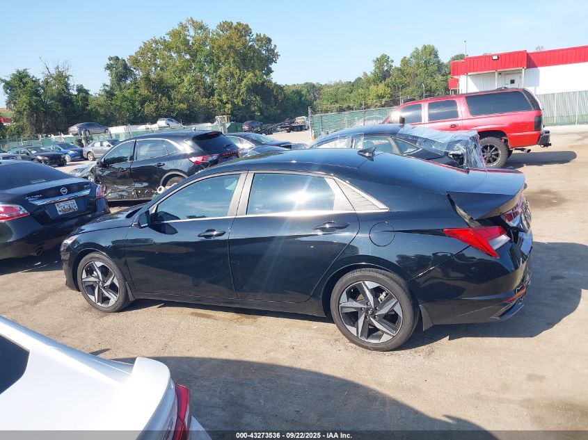 2023 Hyundai Elantra Limited VIN: KMHLP4AG7PU521758 Lot: 43273536