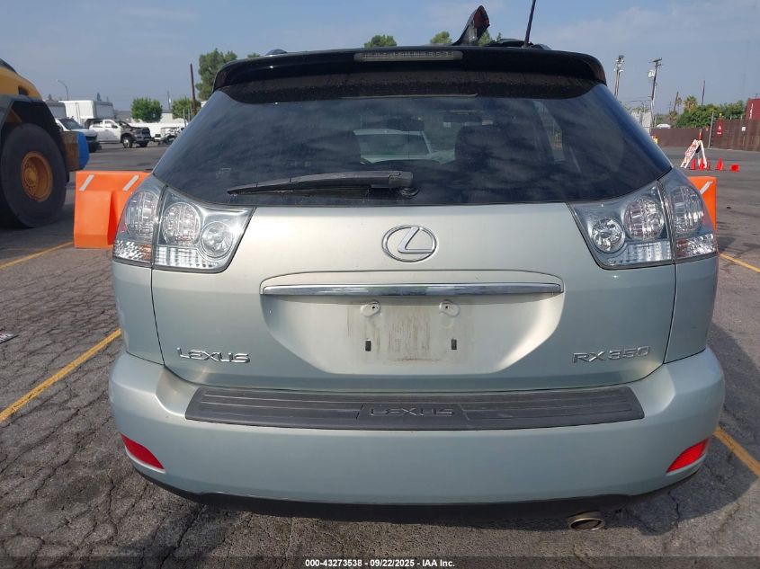 2008 Lexus Rx 350 350 VIN: JTJGK31U880012143 Lot: 43273538