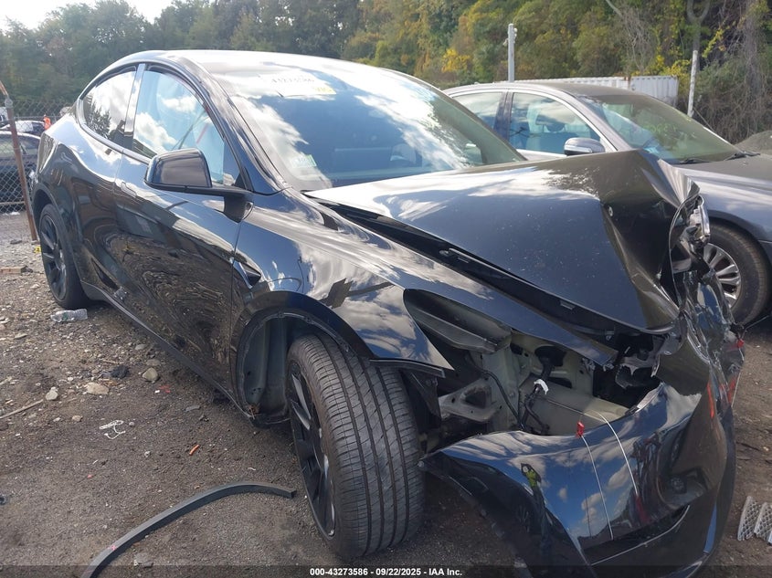 2023 Tesla Model Y Awd/Long Range Dual Motor All-Wheel Drive black suv electric 7SAYGAEE9PF894944 photo #1