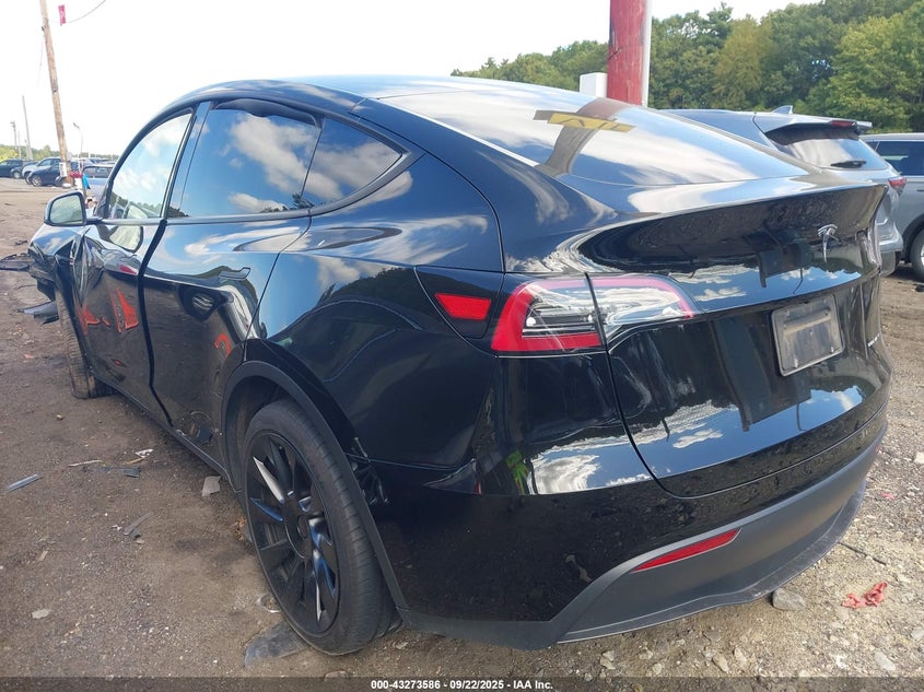 2023 Tesla Model Y Awd/Long Range Dual Motor All-Wheel Drive black suv electric 7SAYGAEE9PF894944 photo #4