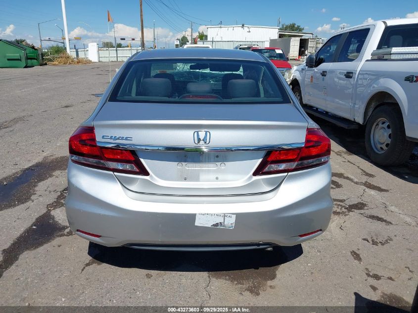 2013 Honda Civic Lx VIN: 19XFB2F5XDE204045 Lot: 43273603