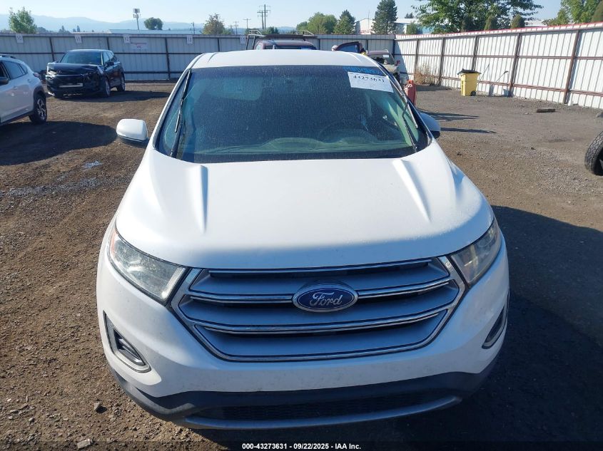2015 Ford Edge Sel VIN: 2FMTK4J94FBC38416 Lot: 43273631