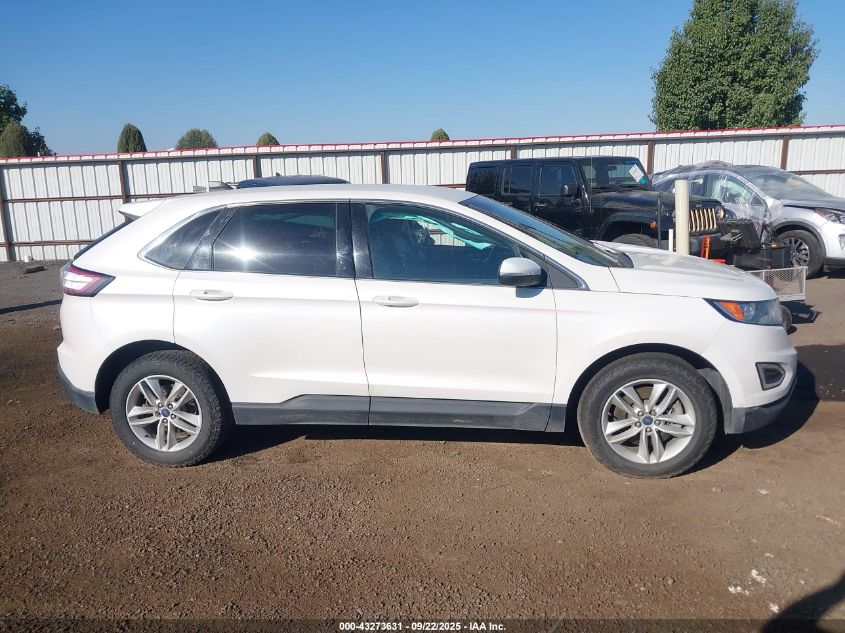 2015 Ford Edge Sel VIN: 2FMTK4J94FBC38416 Lot: 43273631