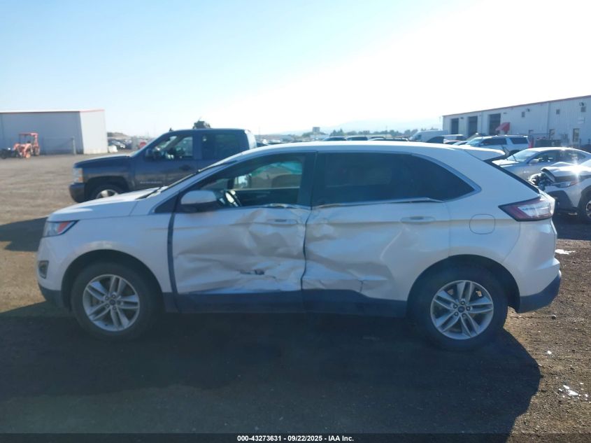 2015 Ford Edge Sel VIN: 2FMTK4J94FBC38416 Lot: 43273631