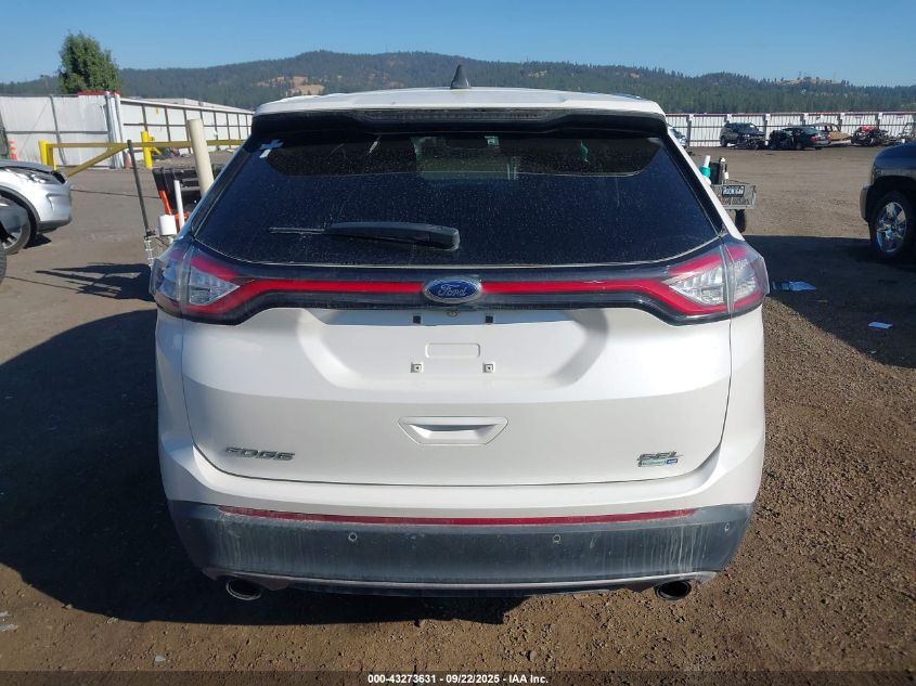 2015 Ford Edge Sel VIN: 2FMTK4J94FBC38416 Lot: 43273631