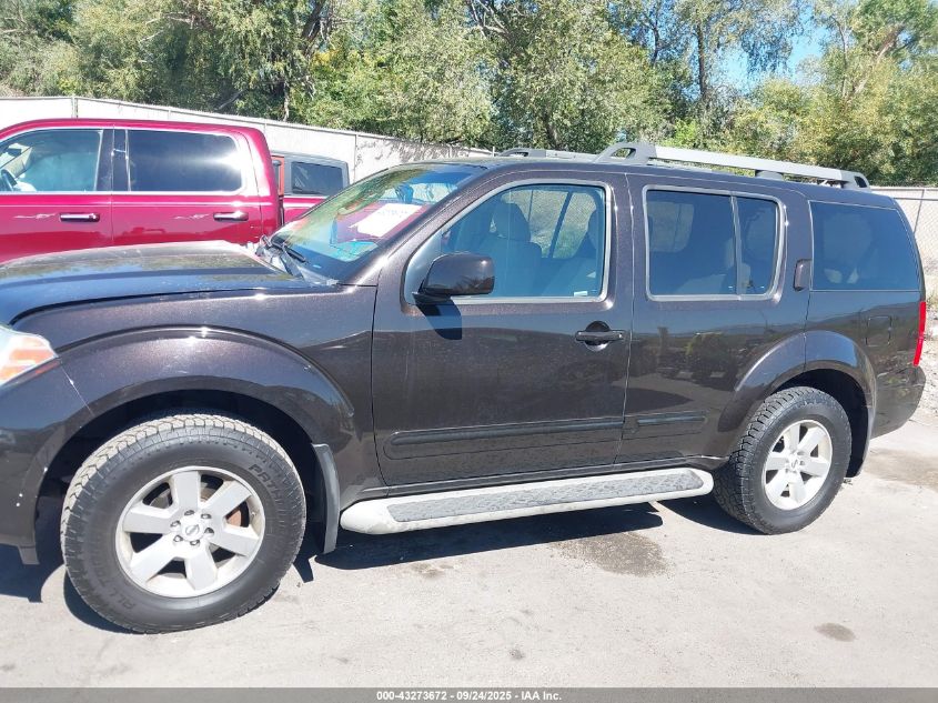 2012 Nissan Pathfinder Sv VIN: 5N1AR1NB6CC615919 Lot: 43273672