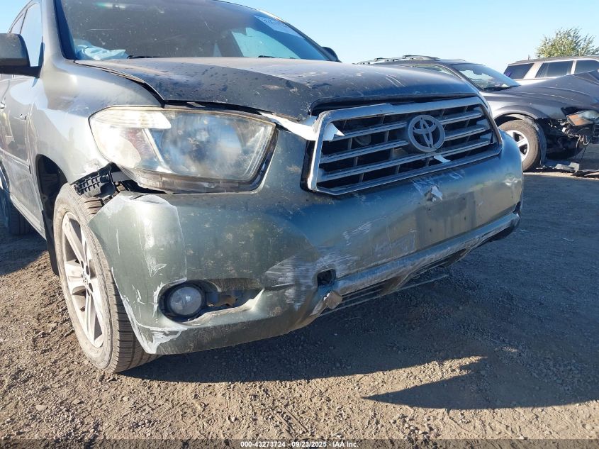 2008 Toyota Highlander Sport VIN: JTEES43A382040645 Lot: 43273724