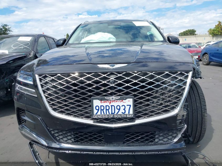 2022 Genesis Gv80 3.5T Awd VIN: KMUHCESC3NU092474 Lot: 43273725