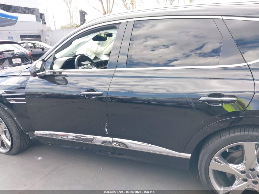 2022 Genesis Gv80 3.5T Awd VIN: KMUHCESC3NU092474 Lot: 43273725