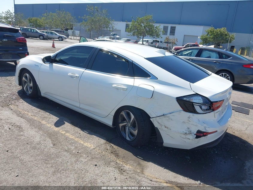 2019 HONDA INSIGHT EX - 19XZE4F55KE024579