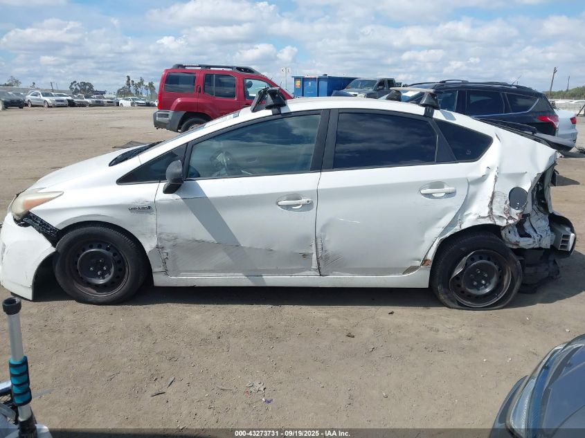 2011 Toyota Prius Two VIN: JTDKN3DU7B1440397 Lot: 43273731