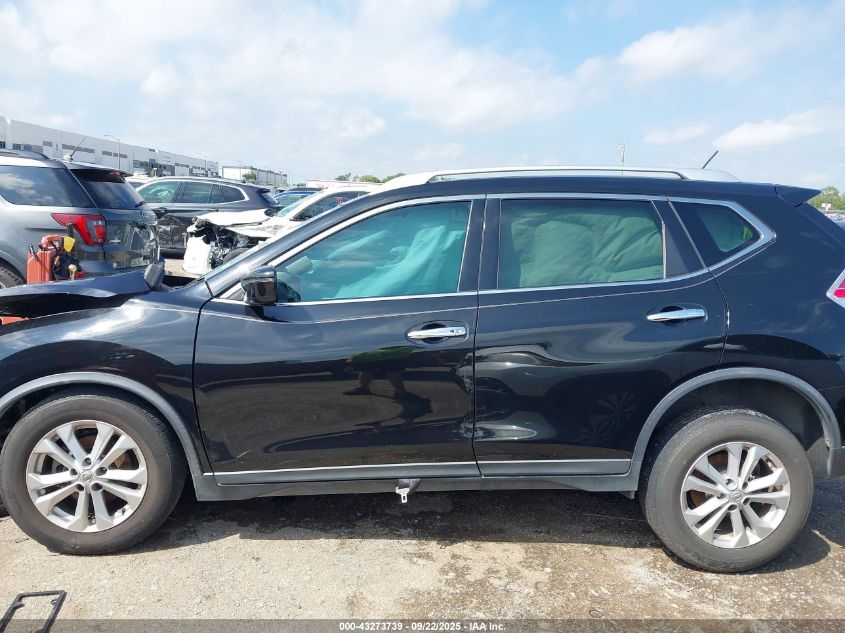 2016 Nissan Rogue Sv VIN: KNMAT2MT5GP734694 Lot: 43273739