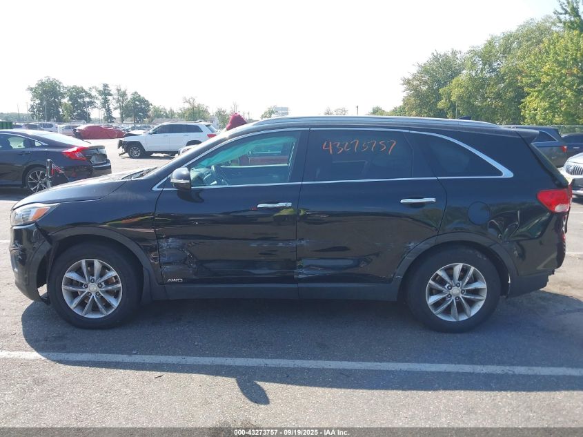 2016 Kia Sorento 2.4L Lx VIN: 5XYPGDA34GG110595 Lot: 43273757
