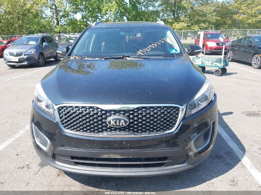 2016 Kia Sorento 2.4L Lx VIN: 5XYPGDA34GG110595 Lot: 43273757