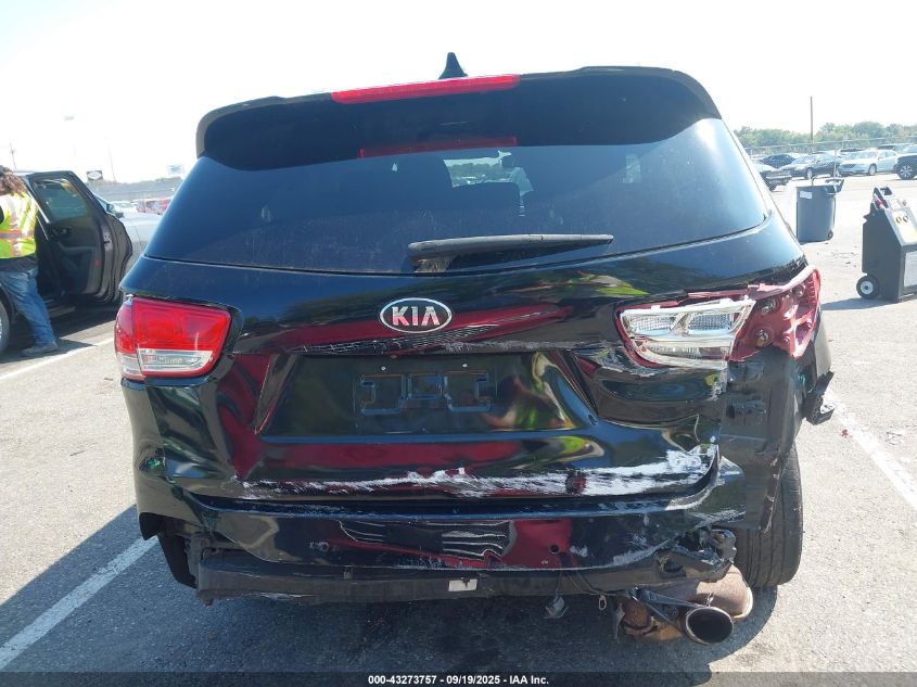 2016 Kia Sorento 2.4L Lx VIN: 5XYPGDA34GG110595 Lot: 43273757