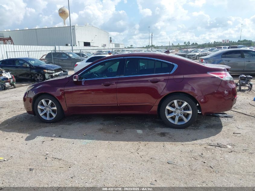 2012 Acura Tl 3.5 VIN: 19UUA8F55CA022799 Lot: 43273758