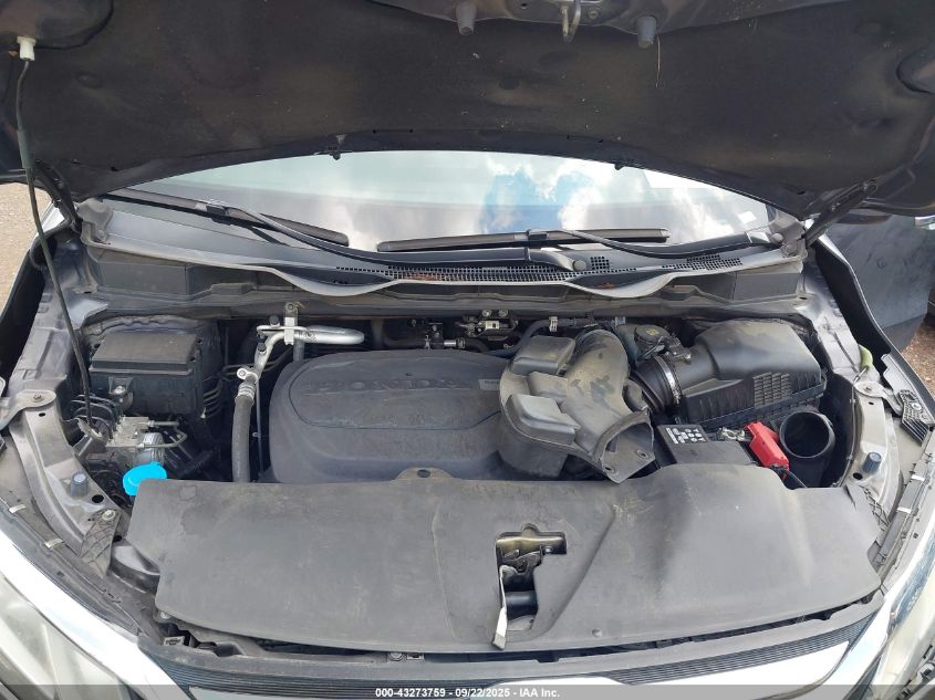 2019 Honda Odyssey Ex-L VIN: 5FNRL6H75KB135644 Lot: 43273759