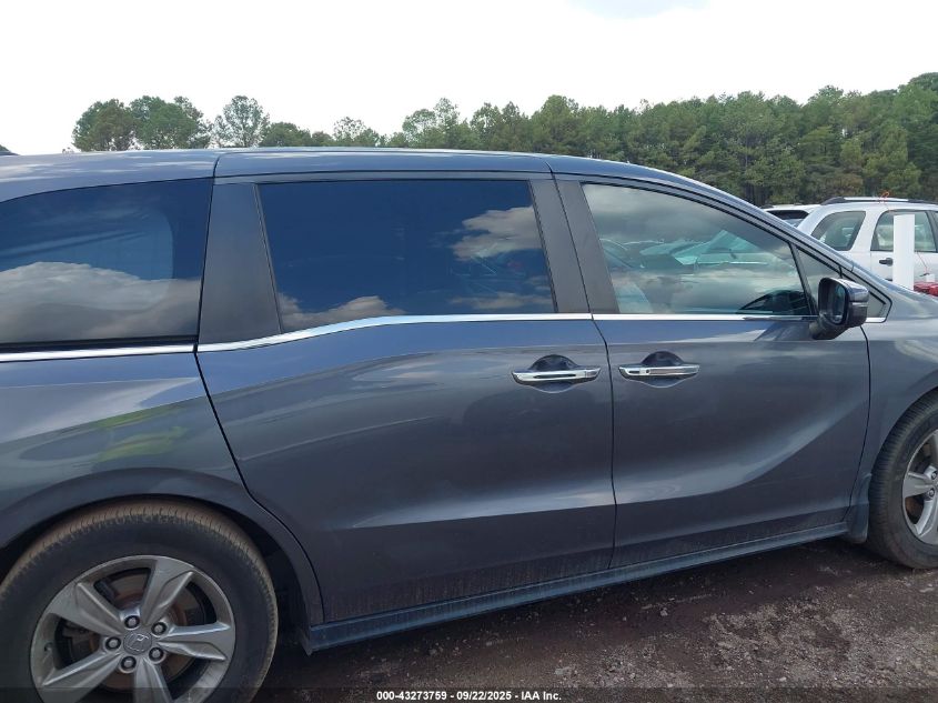 2019 Honda Odyssey Ex-L VIN: 5FNRL6H75KB135644 Lot: 43273759