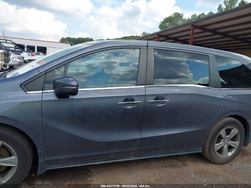 2019 Honda Odyssey Ex-L VIN: 5FNRL6H75KB135644 Lot: 43273759