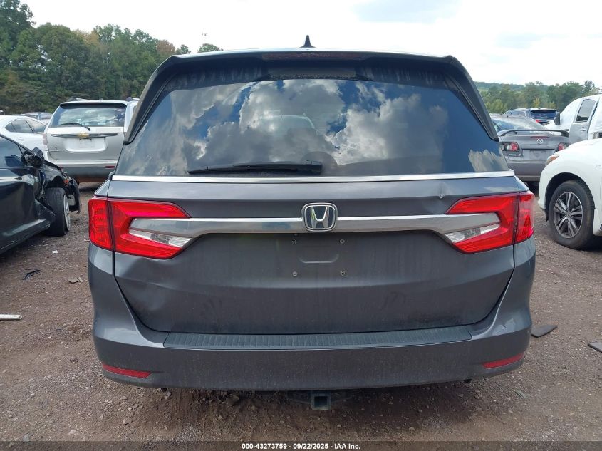 2019 Honda Odyssey Ex-L VIN: 5FNRL6H75KB135644 Lot: 43273759