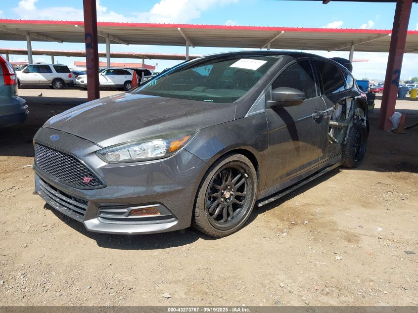 2016 Ford Focus St grey hatchback null 1FADP3L97GL289398 photo #3