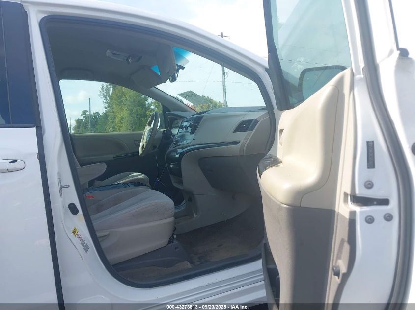 2013 Toyota Sienna Le V6 7 Passenger Auto Access Seat/Le V6 8 Passenger VIN: 5TDKK3DC5DS360120 Lot: 43273813