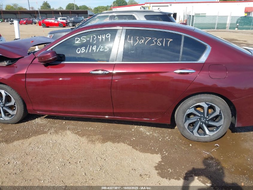 2017 Honda Accord Ex VIN: 1HGCR2F77HA269249 Lot: 43273817