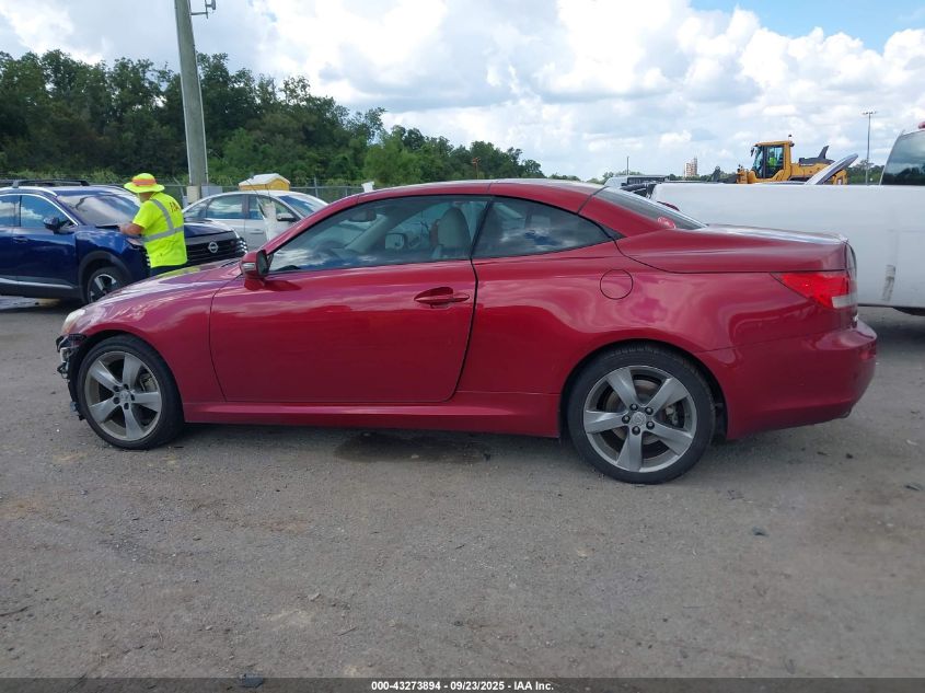 2010 Lexus Is 250C VIN: JTHFF2C2XA2502035 Lot: 43273894