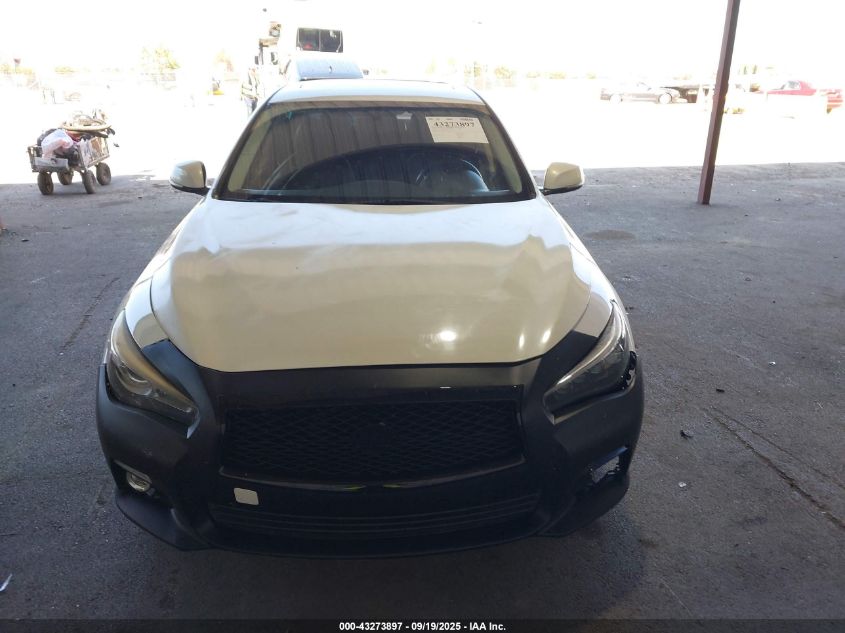 2014 Infiniti Q50 Premium VIN: JN1BV7APXEM682709 Lot: 43273897