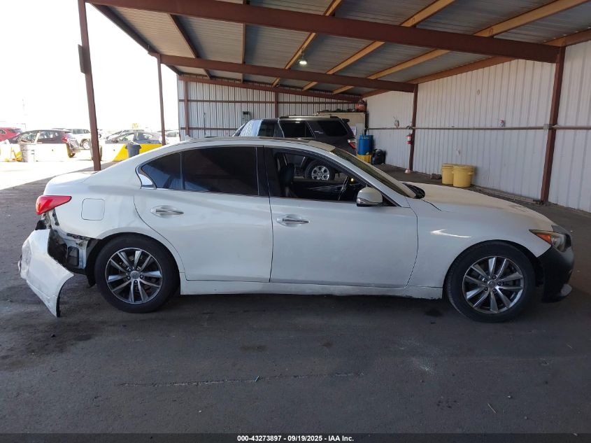 2014 Infiniti Q50 Premium VIN: JN1BV7APXEM682709 Lot: 43273897