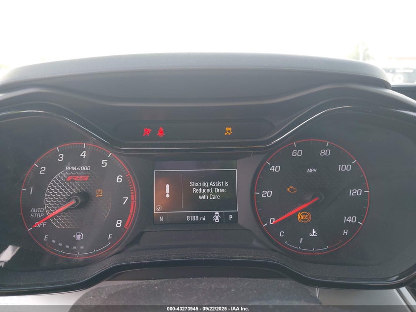 VIN KL77LGEP2SC005123 2025 CHEVROLET TRAX FWD 1RS