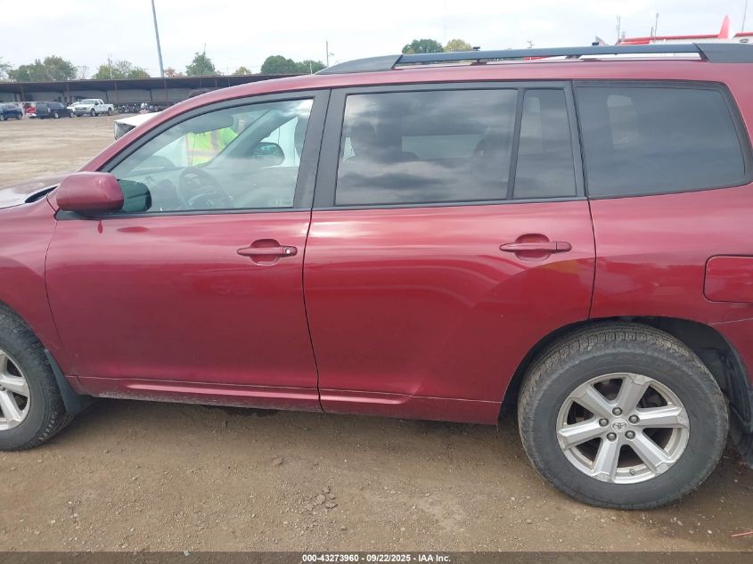 2010 Toyota Highlander Base V6 VIN: 5TDBK3EH2AS010286 Lot: 43273960